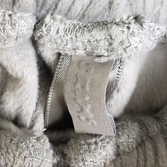 SKIMS Gray Velour Wide Leg Jogger Pants Sweatpants Pull-on size XL Lounge Soft - Picture 7 of 15